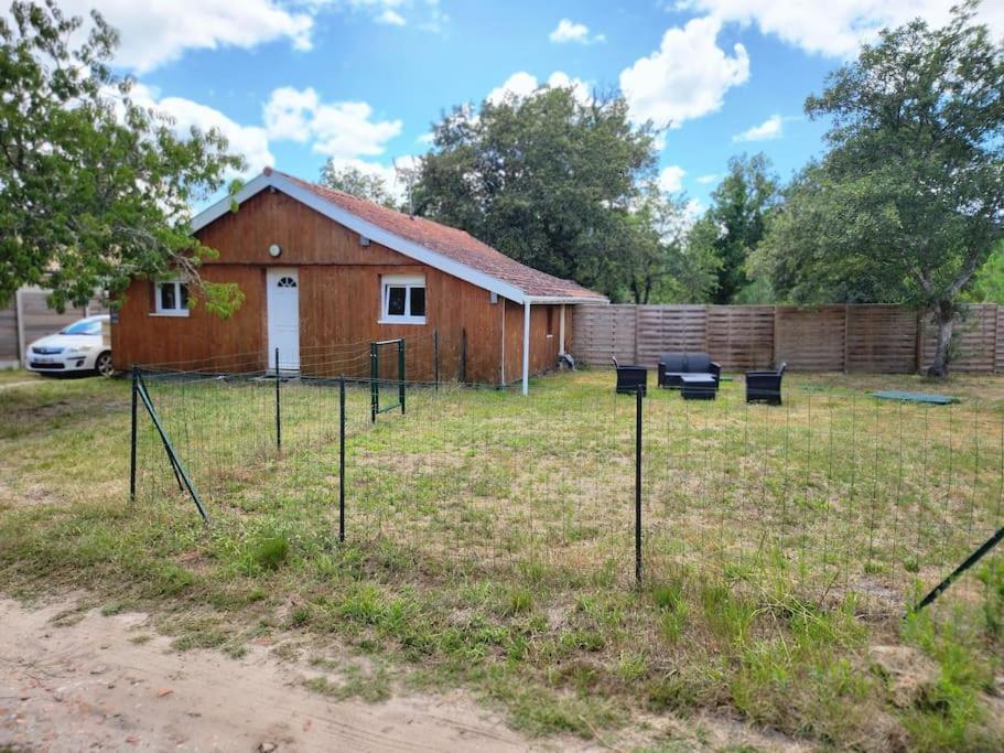 Chalet Au Coeur Des Landes Ychoux Eksteriør bilde